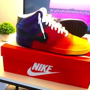 Custom hydro dipped Nikes